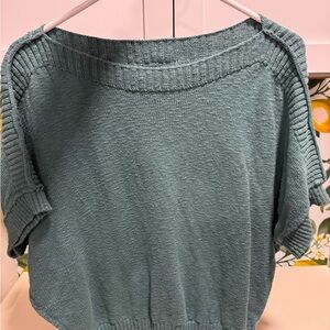 LOFT Turquoise Knit Top